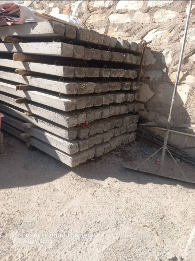 تولید و فروش تیرچه بتنی و پایه فنس کاظمی در کرمانشاه